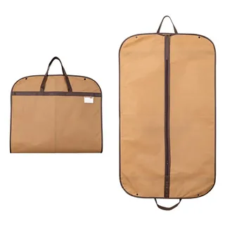 GBPLDMAQ 100cm Anzugtasche Anzugsack für Reisen Faltbare Kleidersack Kleidersäcke für den Schrank Komplett Versiegelt mit Reißverschluss(Yellow)