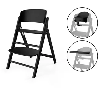Cybex CLICK & Fold 3-in-1 Hochstuhl (inkl. Babyset und Tablet), Farbe:Stunning Black