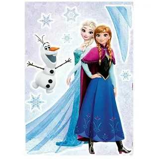 Komar Disney Edition 4 Dekosticker Frozen Sisters  (8 -tlg., Bunt)