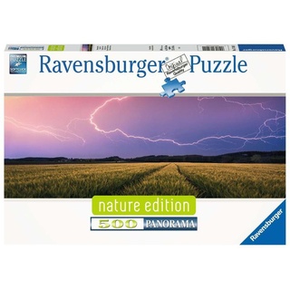 Ravensburger Puzzle 500 Teile Puzzle Panorama Nature Edition Sommergewitter 17491, 500 Puzzleteile