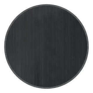 vidaXL Teppich Rund 100 x 100 cm Grau