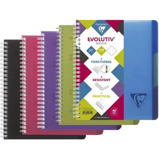 Clairefontaine Notizbuch Evolutiv'Book A4+ kariert