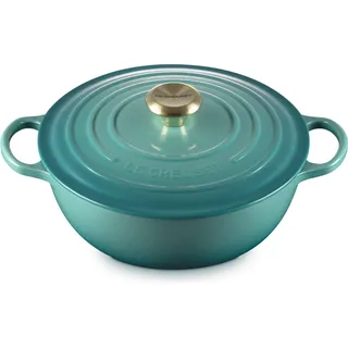 La Marmite Signature Topf 26 cm, bleu riviera
