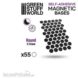 Greenstuff World GS-10861 - Magnetfolie - Rund 25mm