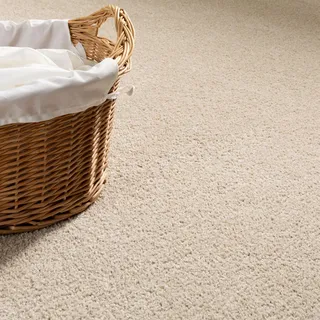 Steffensmeier Teppichboden Cambridge | Meterware Auslegware Wohnzimmer Schlafzimmer Kinderzimmer | beige | 400x300 cm