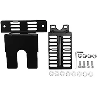 Serenophile Drehspieß-Halterungs-Kit für BBQ-Grills, verstellbares Eisen-Montageset für Rotisserie Motor und Spieß, stabiles Outdoor-Camping-Kochzubehör