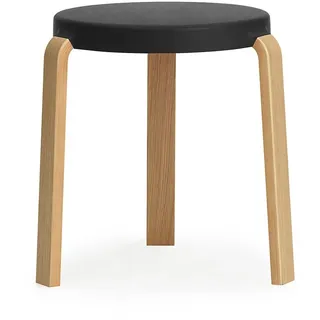 Normann Copenhagen Hocker Tap Holz 41 x 43 x 35 cm Schwarz