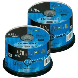 Intenso DVD(+) R 4.7GB 16x, 100er-Spindel