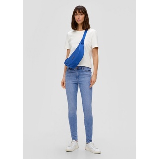 s.Oliver 5-Pocket-Jeans Jeans Izabell / Skinny fit / Mid rise / Skinny leg Waschung blau
