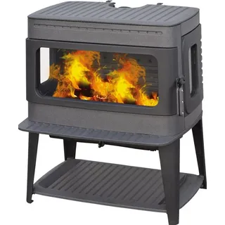 Plamen Kaminofen Design-Gusskaminofen Plamen Authentic 50 Herdplatte, ext. Zuluft, 12 kW