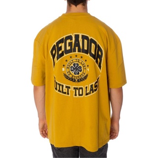 Pegador T-Shirt Pegador Smith Oversized Tee T-Shirt Herren (1-tlg) gelb L