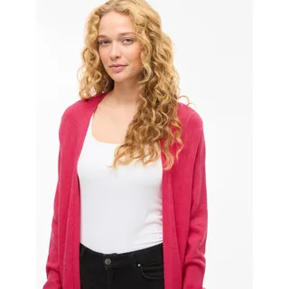 VILA VIRIL LONG L/S KNIT CARDIGAN - NOOS Rot XXL