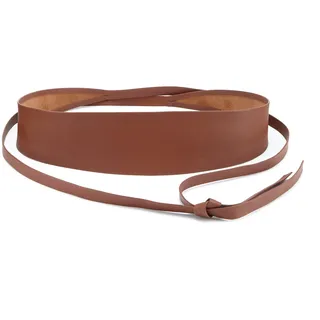Taillengürtel LASCANA "Bindegürtel, Bauchgürtel, Ledergürtel, Gürtel für Kleid & Overall", Damen, Gr. M, braun (camel), Leder, unifarben, festlich, Gürtel, aus weichem Leder zum Binden mit Shaping-Effekt