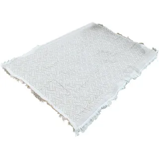 Picknickdecke Aus Baumwolle Mit Fransen, Weich Und Bequem, Schlichtes Design, Ideal Für Camping Und Strand