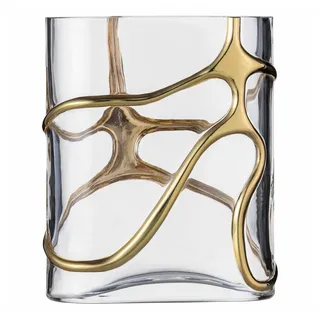 Eisch Germany Dekovase Stargate Gold 30 cm goldfarben