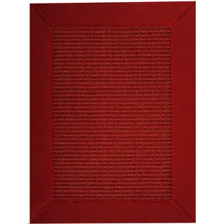 Sisalteppich »Manaus«, rechteckig, echtes Sisalprodukt, Wohnzimmer, 75714742-4 rubinrot 6 mm