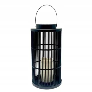 goldlux (polux) Laterne Kunststoff 36,0 cm spritzwassergeschützt IP44 schwarz