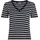 Slim Cody Kurzarm-T-Shirt Mit V-ausschnitt Nos Breton Desert Sky Ecru M