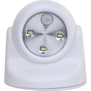 Wand-/Deckenspot LED Bewegungsmelder, weiß, batteriebetrieben - 115 x 120 mm