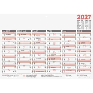 Brunnen Tafelkalender A4 quer 2027