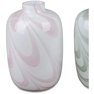 formano Dekovase MARMOR, Höhe: 23cm, Farbe: Rosa, Motiv: Marmor rosa