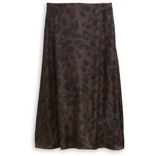 Tom Tailor Bleistiftrock Damen Animalprint Braun 38