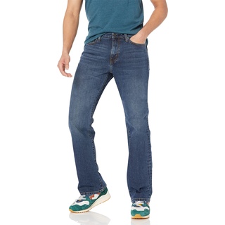 Amazon Essentials Herren Bootcut-Jeans mit gerader Passform, Mittlere Waschung, 35W / 30L