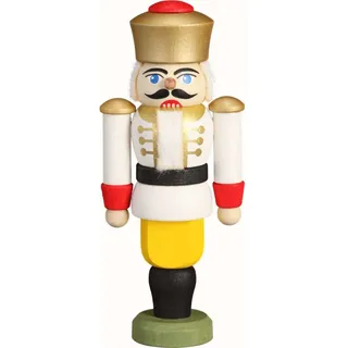 Seiffener Volkskunst Nussknacker König Größe 9 cm