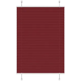 vidaXL Plissee Bordeauxrot 95 x 150 cm / Fenstergröße (Velux) rot