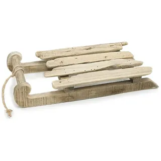 Weihnachtsdeko Schlitten Deko antik Holzschlitten 34x16cm Tischdeko Weihnachten