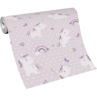 Erismann Vliestapete Einhorn 32 cm x 53 m rosa 13622-10