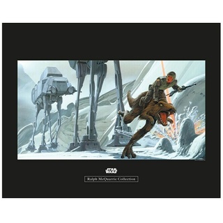 Komar Star Wars Poster RMQ Hoth Battle Ground  (Star Wars, B x H: 70 x 50 cm)