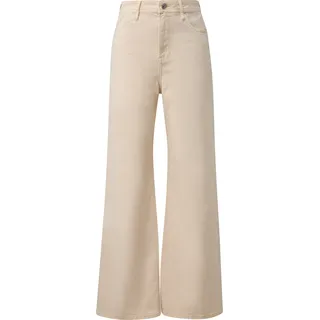 s.Oliver Wide Leg Jeans aus Baumwoll-Mix, beige 36/30
