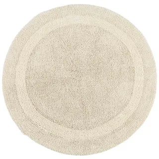 Homescapes Badematte Creme Ø 80 cm