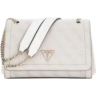 GUESS Noelle Convertible Crossbody Flap Dove Logo