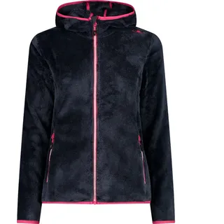 CMP 38p1546 Kapuzenfleece - Titanium / Fuchsia - S