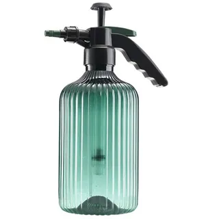 Pflanze Mister Flower Gießkanne 2L Vintage Pumpkin Style Glas Sprühflasche & Bronze-Kunststoff-Top-Pumpe Ideal Zum Gießen Kleiner Pflanzen Im Haus Oder Büro