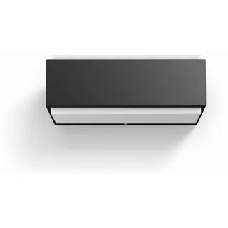 Philips Außenwandleuchte Aluminium 20,3x7,6x9,3 cm inkl. LED 9W anthrazit