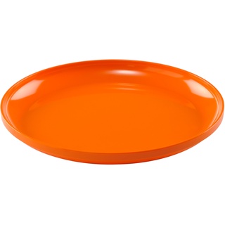 BLANDAS Teller flach, groß Ø 25 cm, 6 Stück Orange