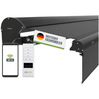 empasa Halbkassettenmarkise "EXPERT PLUS" Markise - elektrische Steuerung mit WiFi-Motor 500 cm x 300 cm