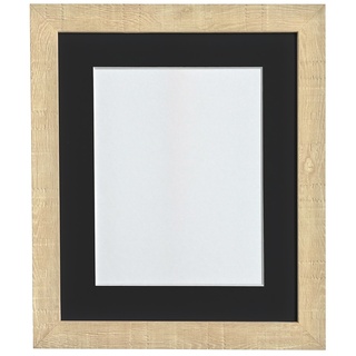 FRAMES BY POST 8 x 8 cm, Tiefe Körnung Bilderrahmen mit Passepartout für 5 x 13 cm Bildgröße, Hellbraun