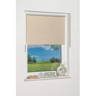 K-HOME Thermo Klemmfix-Rollo 35 x 150 cm beige