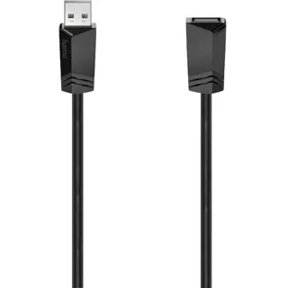 Hama USB-A auf USB-A 1,5 m Schwarz