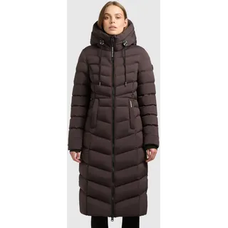 khujo Steppmantel "INGRAM5", Damen, Gr. XXL (44), braun (moody plum), Steppware, Obermaterial: 100% Polyester. Futter: 100% Nylon.