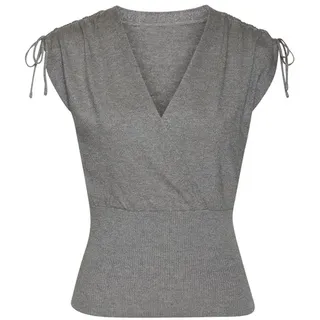 LASCANA Stricktop Grau 32/34