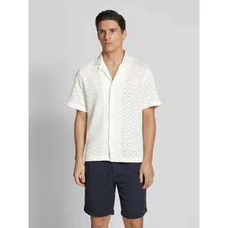 Freizeithemd mit Knopfleiste Modell 'Carlo', Weiss, XL