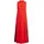 Essentials 3-Streifen Racerback ärmelloses Langes Kleid Ruby Black M