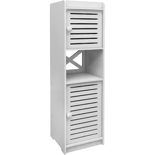 OHMG Badezimmer-WC-Möbel, Badschrank, Badregal Toilettenschrank Weiß, Badezimmer Toilette Möbel Schrank Badschrank Schmal Schrank Tissue Storage Rack,20 * 20 * 80cm