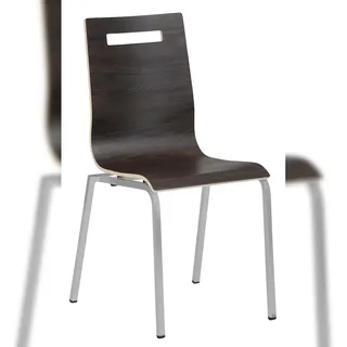 Mayer Sitzmöbel, Stapelstuhl 2119, Holz Wenge