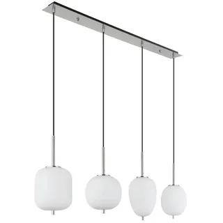 GLOBO Opale 4-flg. 110 cm oval silber